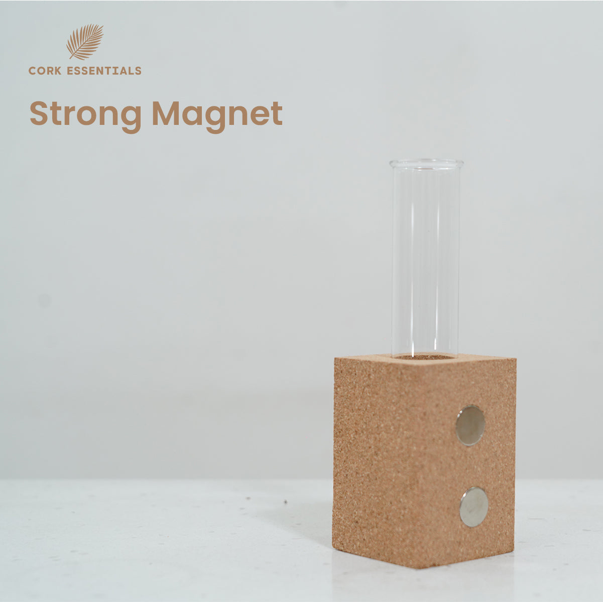 Cork Essentials magnetic growth mindset planter back