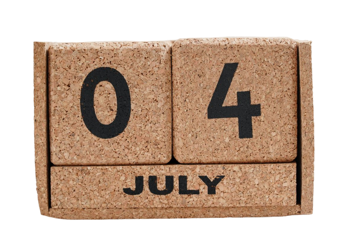 Cork Essentials large desk calendar on white background