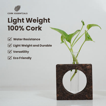 Cork Essentials durable lightweight cork bark planter