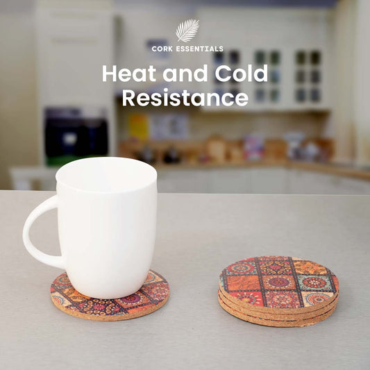 Cork Essentials heat and cold resistant cork coaster