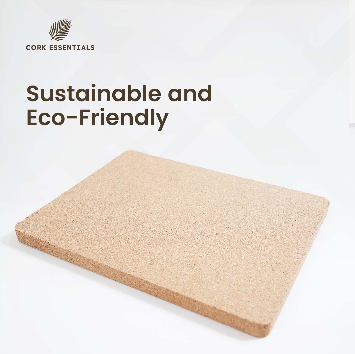 Cork Essentials sustainable flat desk organizer pad