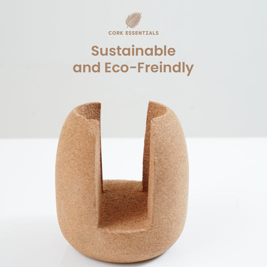 Cork Essentials sustainable oval cork planter