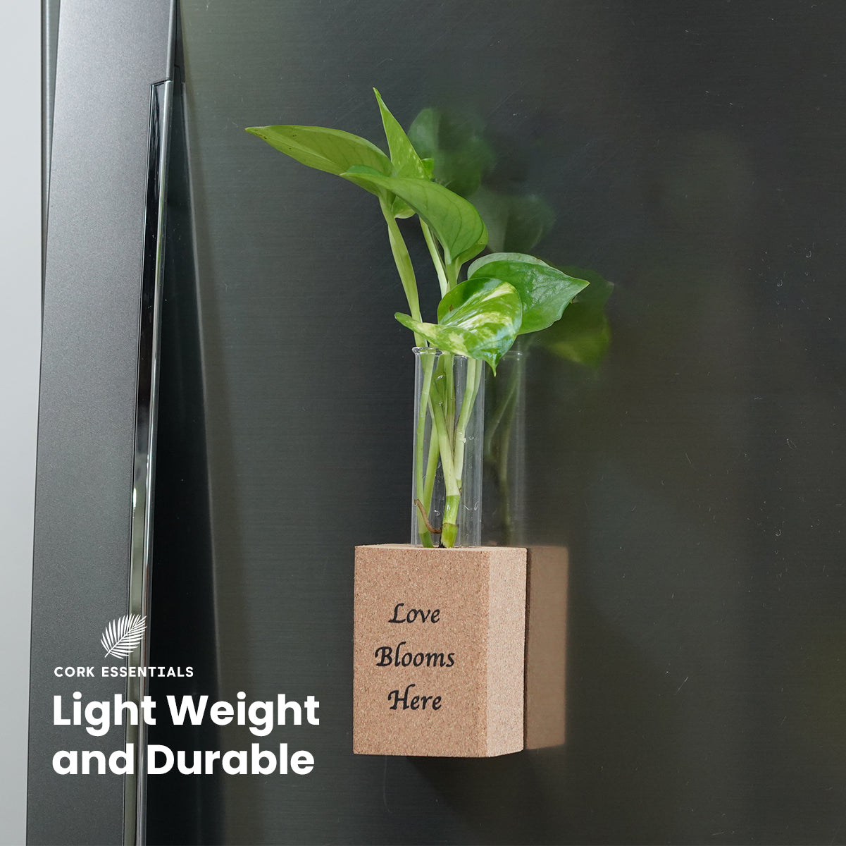 Lightweight durable Love Blooms Here fridge planter