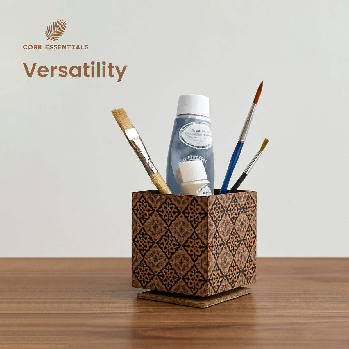 Cork Essentials versatile cork diamond planter