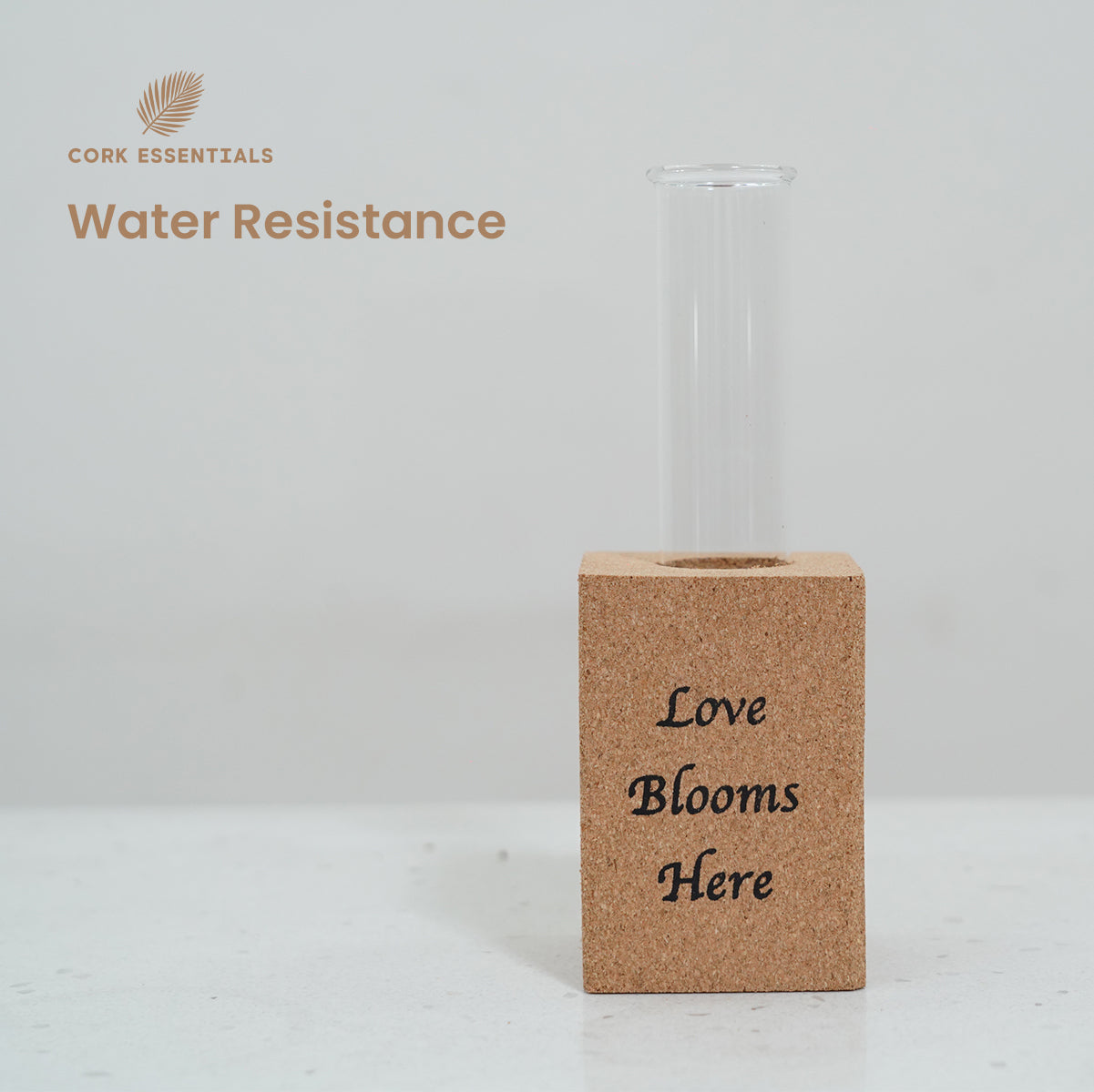 Water-resistant Love Blooms Here fridge planter