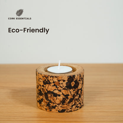 Cork Essentials eco friendly cylindrical tea light