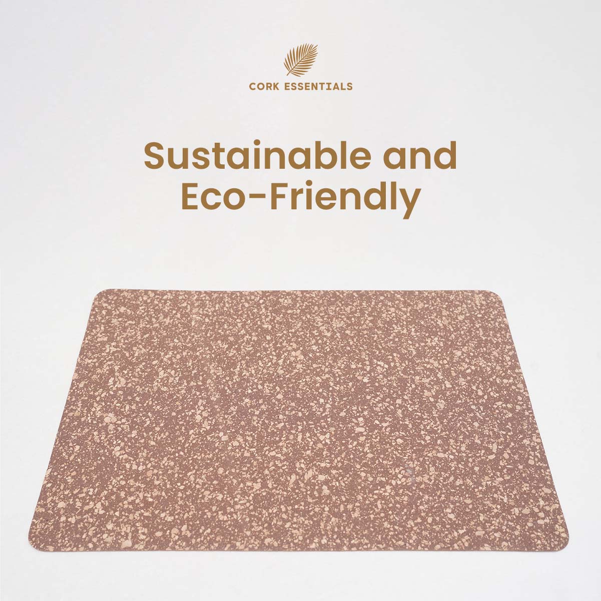Sustainable eco-friendly cork laptop mat by Cork Essentials