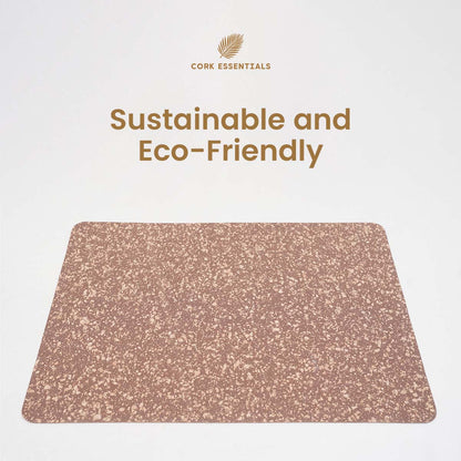 Sustainable eco-friendly cork laptop mat by Cork Essentials
