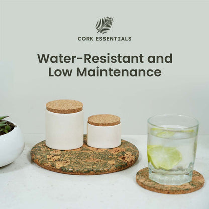 Water resistant olive textured trivet by Cork Essentials
