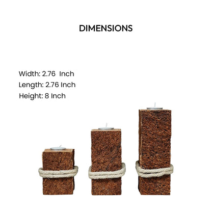 Cork Essentials belly tea light holders dimensions