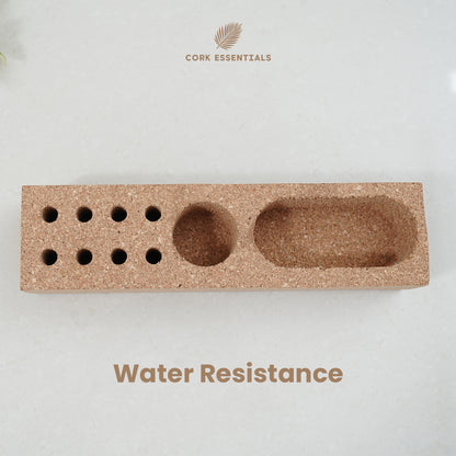 Cork Essentials water resistant desk organizer